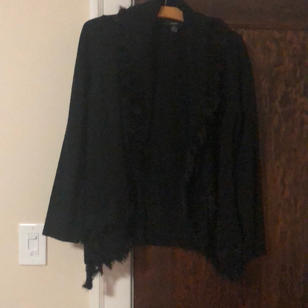 Sweater with faux fur